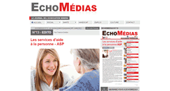 Desktop Screenshot of echomedias.sendra.fr